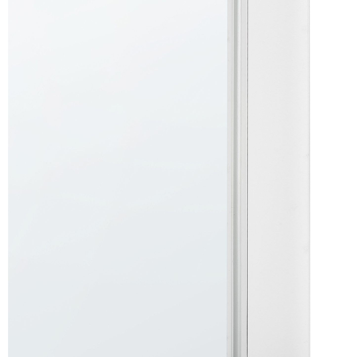 Duschwand 80 x 190 cm Silber AHAUS