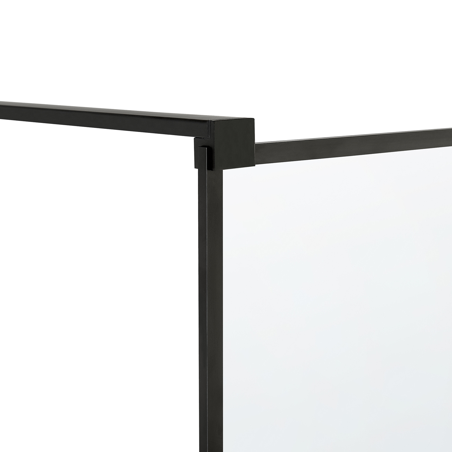 Duschwand WASPAM II 80 x 190 cm Schwarz