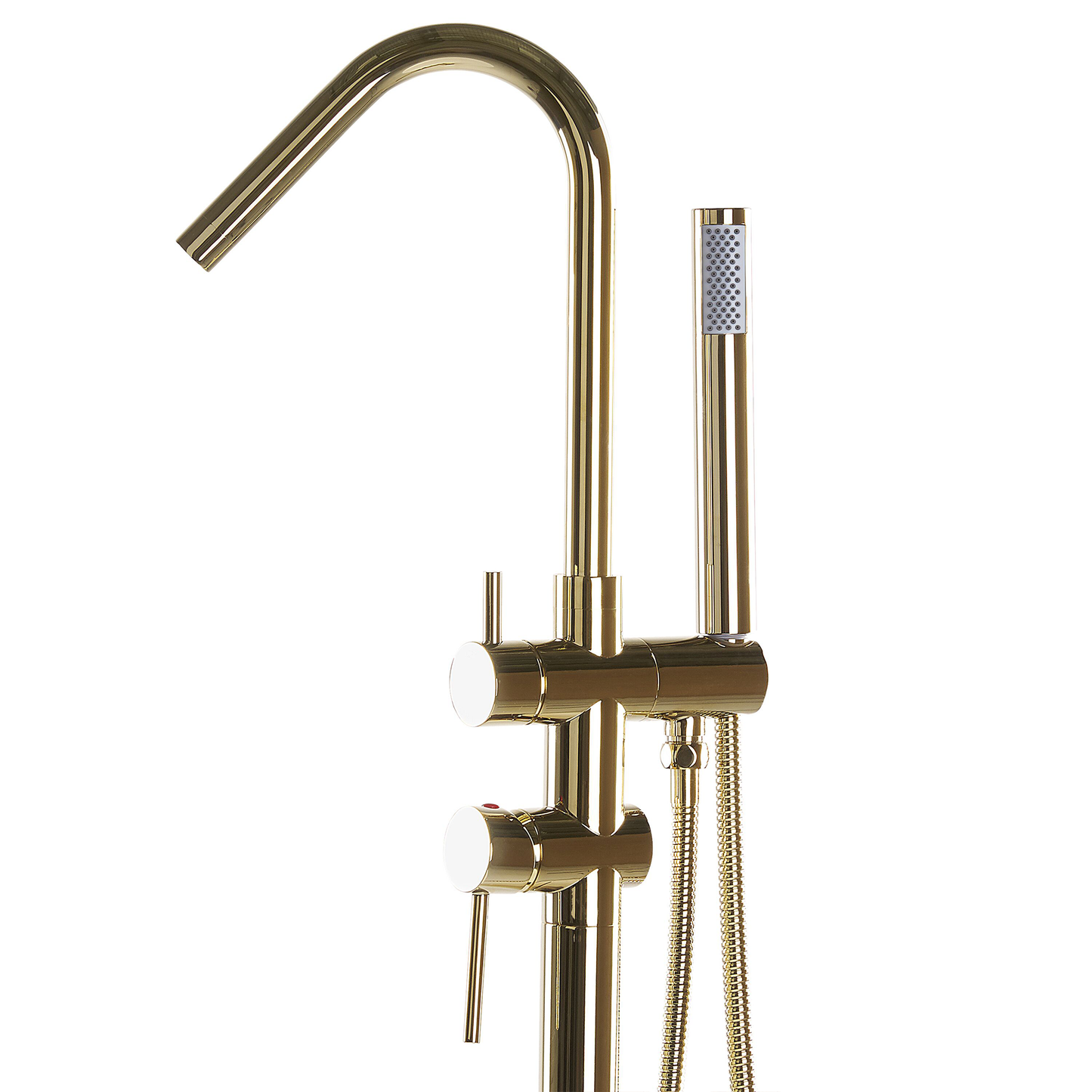 Freistehende Badewannenarmatur VICTORIA Gold