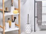 Badaccessoires Set 5-teilig TIRUA Keramik Weiss