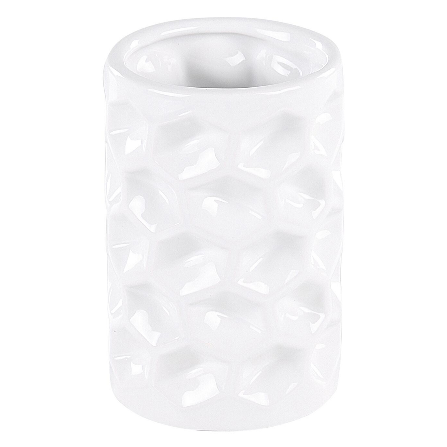 Badaccessoires Set 5-teilig TIRUA Keramik Weiss
