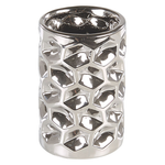 Badaccessoires Set 5-teilig TIRUA Keramik Silber
