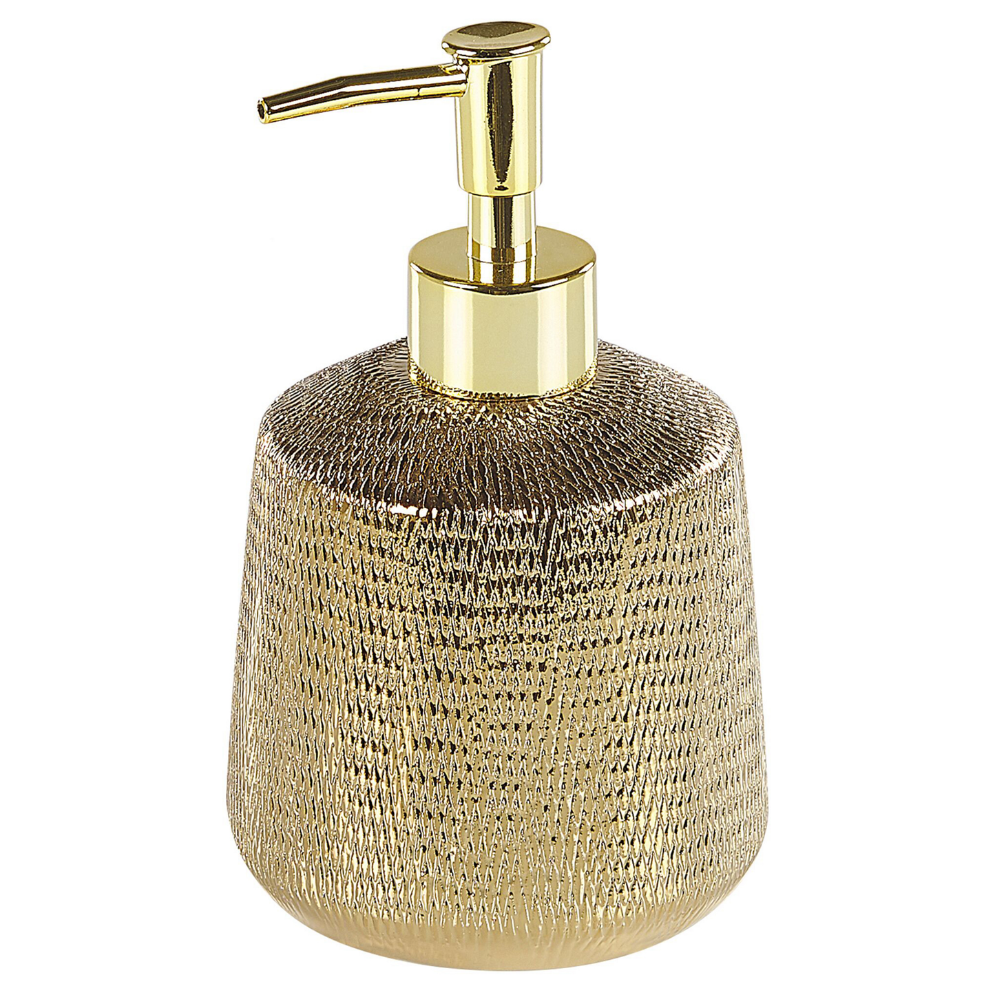 Badezimmer Set 4-teilig Keramik gold PINTO