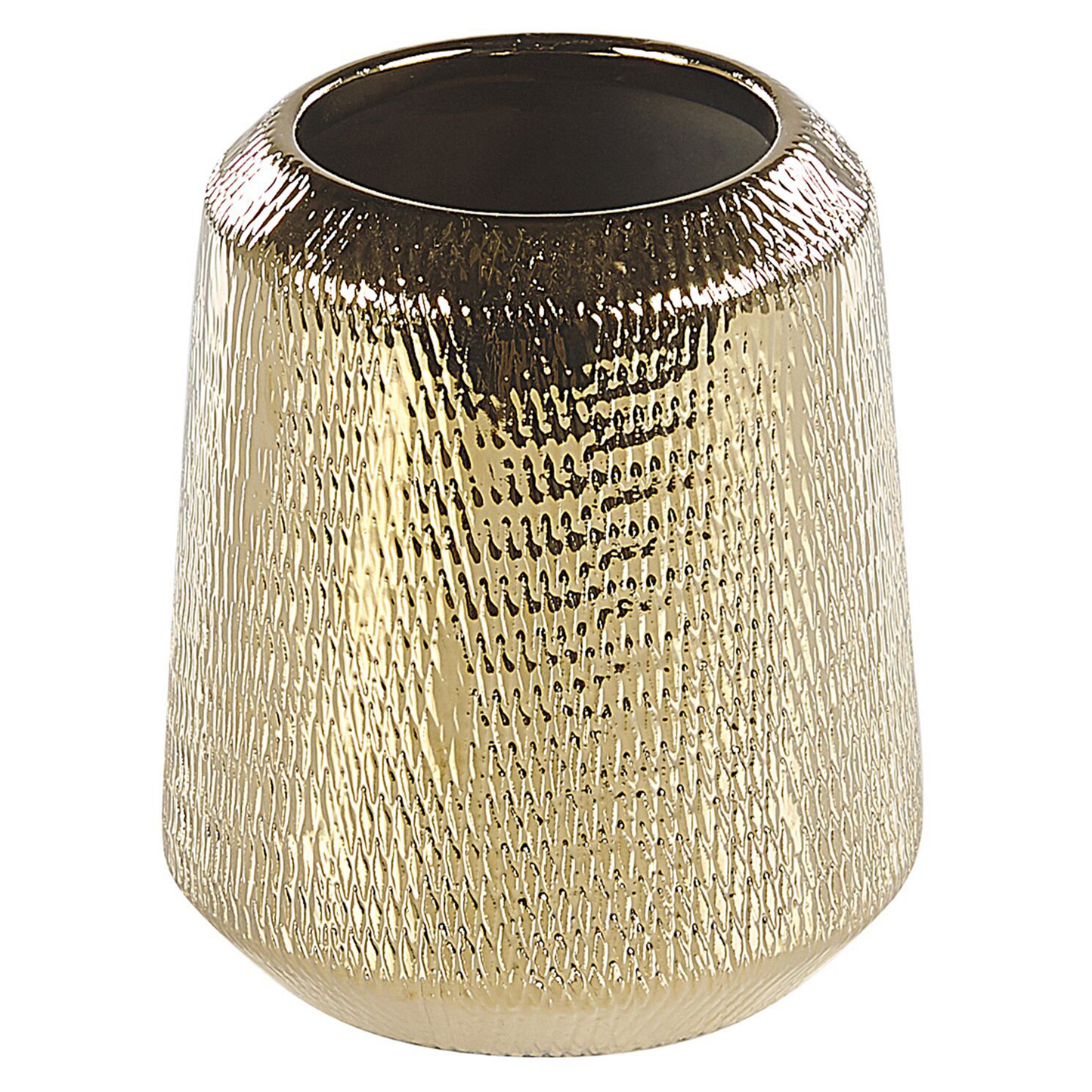 Badezimmer Set 4-teilig Keramik gold PINTO