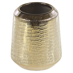 Badezimmer Set 4-teilig Keramik gold PINTO