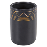 Badaccessoires Set 5-teilig LANCO Keramik Schwarz
