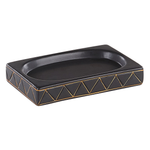 Badaccessoires Set 5-teilig LANCO Keramik Schwarz