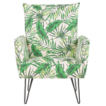 Sessel RIBE Stoff Weiss