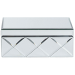 Schmuckkästchen Spiegeleffekt silber 25 x 20 cm GORRON
