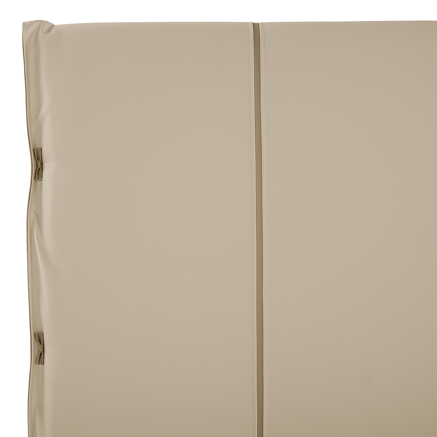 Bett mit Lattenrost Kunstleder BETIN 180 x 200 cm Sandbeige