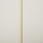 Bett mit Lattenrost Kunstleder BETIN 160 x 200 cm Creme