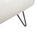 Bett mit Lattenrost Kunstleder BETIN 160 x 200 cm Creme