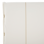 Bett mit Lattenrost Kunstleder BETIN 180 x 200 cm Creme