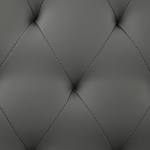 Bett mit Lattenrost Kunstleder ESSONNE 180 x 200 cm Grau