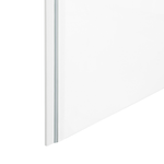 Duschkabine 90 x 90 x 185 cm Silber DARLI