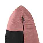 3-Sitzer Sofa Samtstoff rosa mit goldenen Beinen MAURA