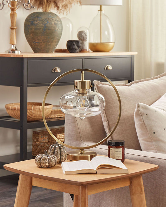 Tischleuchte SEVERN Metall Gold