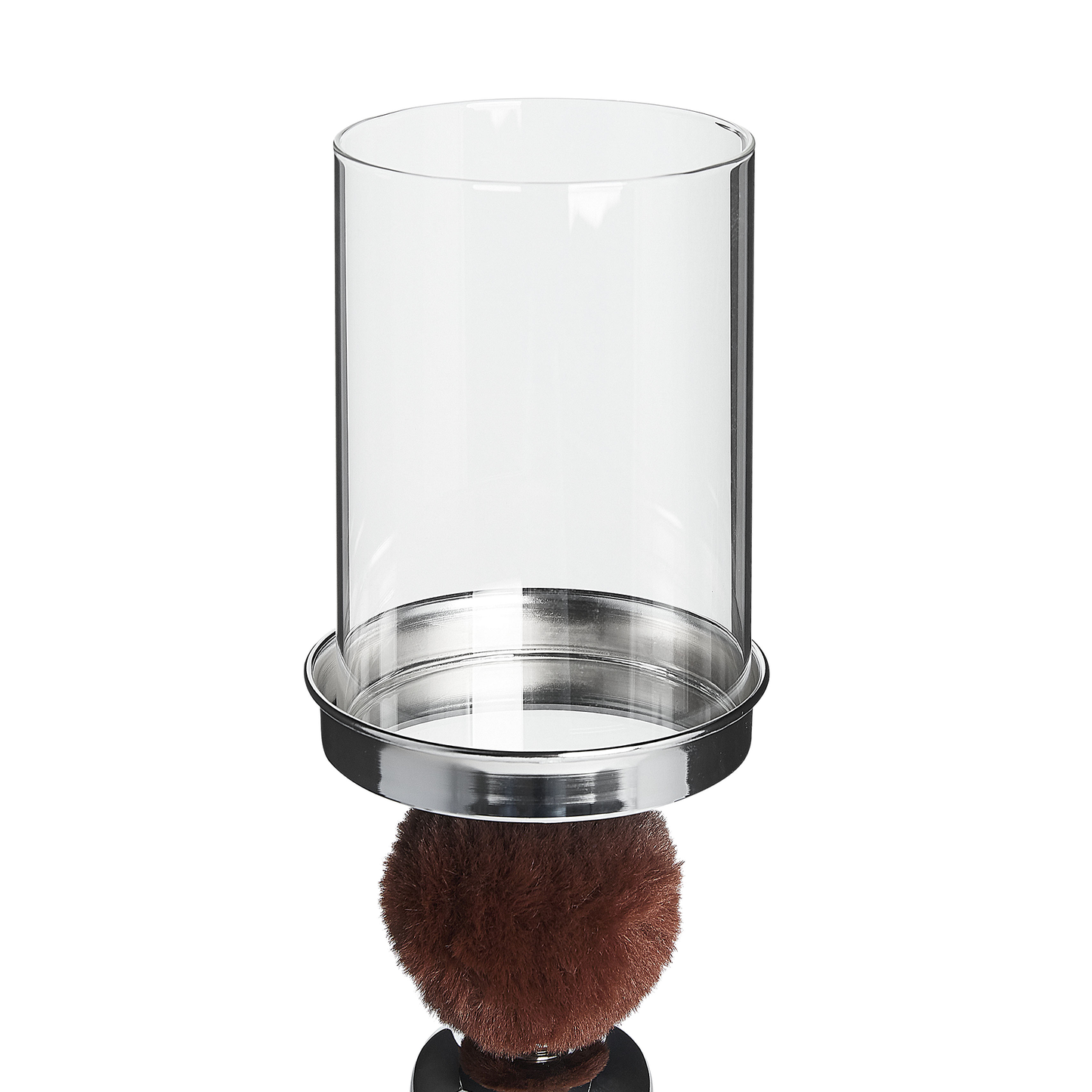 Kerzenständer PADRE Glas 38 cm Braun