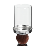 Kerzenständer PADRE Glas 38 cm Braun