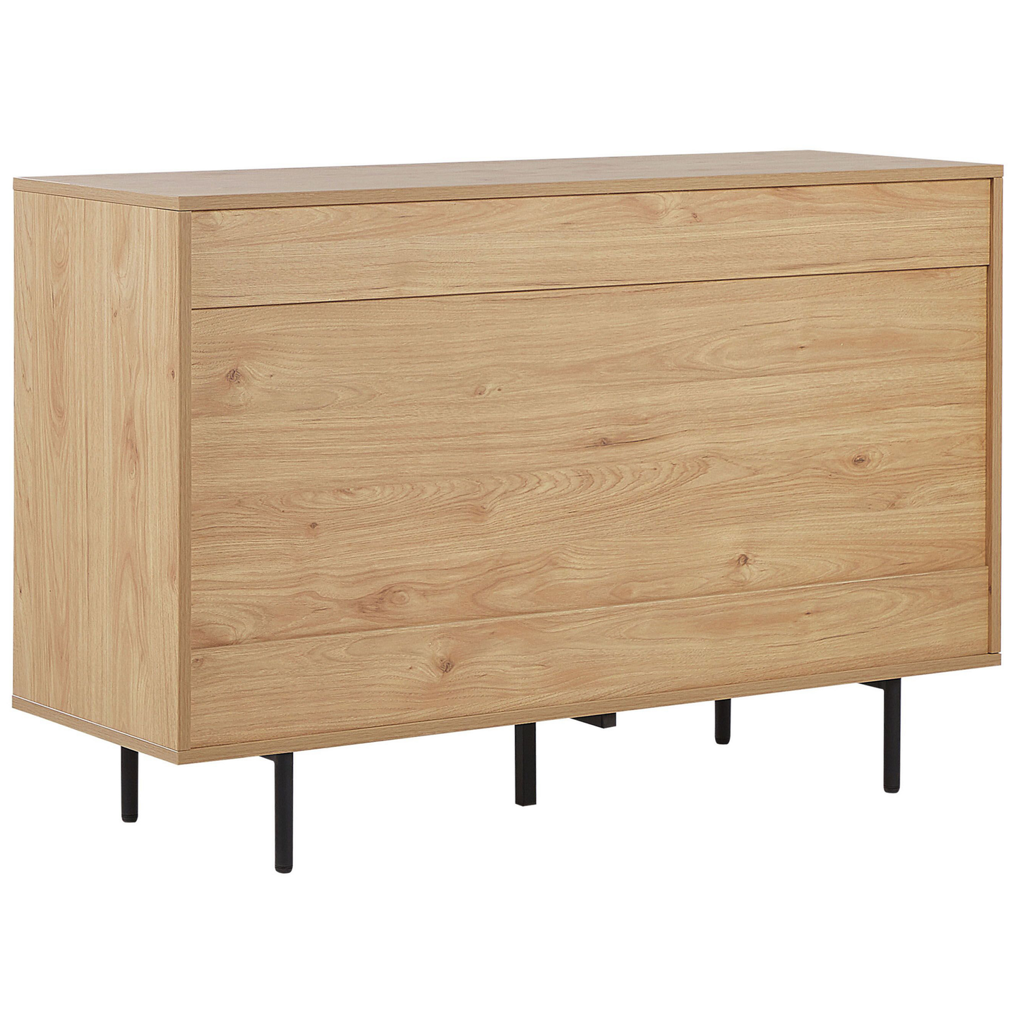 Sideboard mit 2 Türen ITACA 78 cm Braun / Weiss