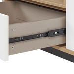 TV-Möbel ITACA Braun / Weiss