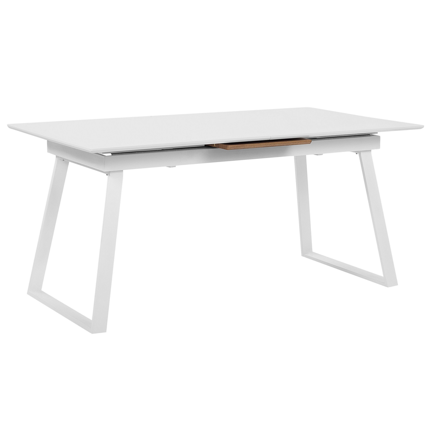 Ausziehbarer Esstisch KALUNA Weiss 160/200 cm 90 cm