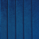 Esszimmerstuhl 2er Set LAVONIA Samtstoff Marineblau