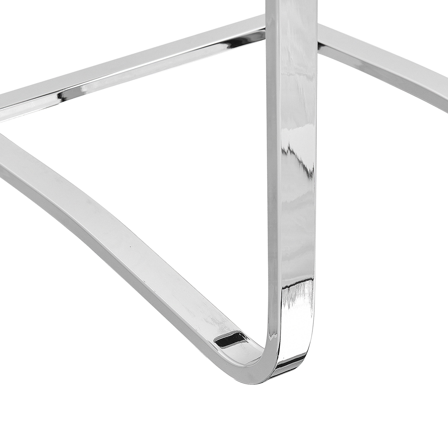 Esszimmerstuhl 2er Set PICKNES Kunstleder Cremeweiss