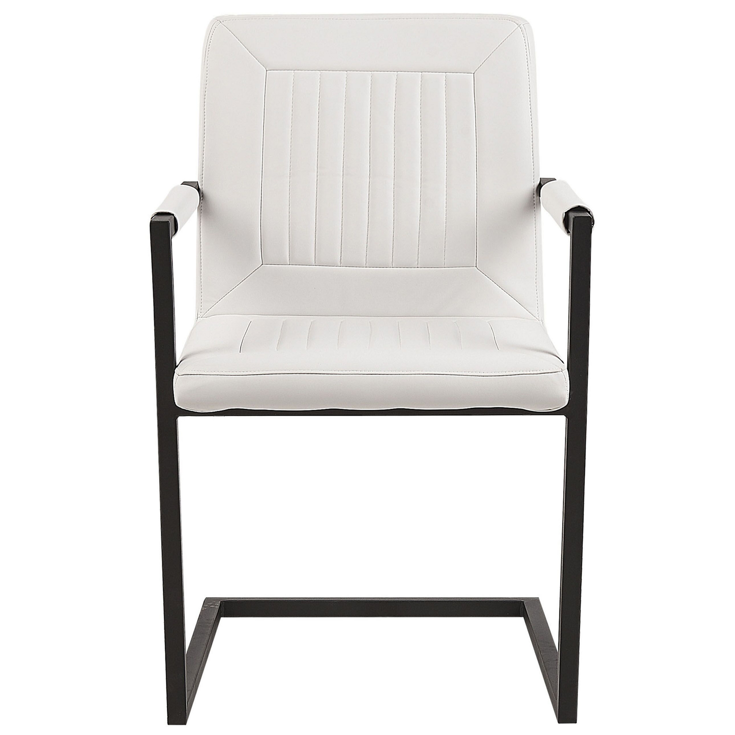 2er Set Kunstleder Esszimmerstuhl Cremeweiss BRANDOL