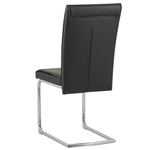 Esszimmerstuhl 2er Set ROVARD Kunstleder Schwarz