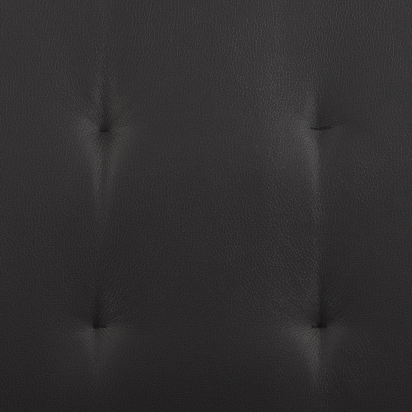 Esszimmerstuhl 2er Set ROVARD Kunstleder Schwarz