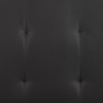 Esszimmerstuhl 2er Set ROVARD Kunstleder Schwarz