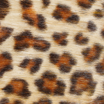 Kunstfell-Teppich Leopard braun 90 cm NAMBUNG