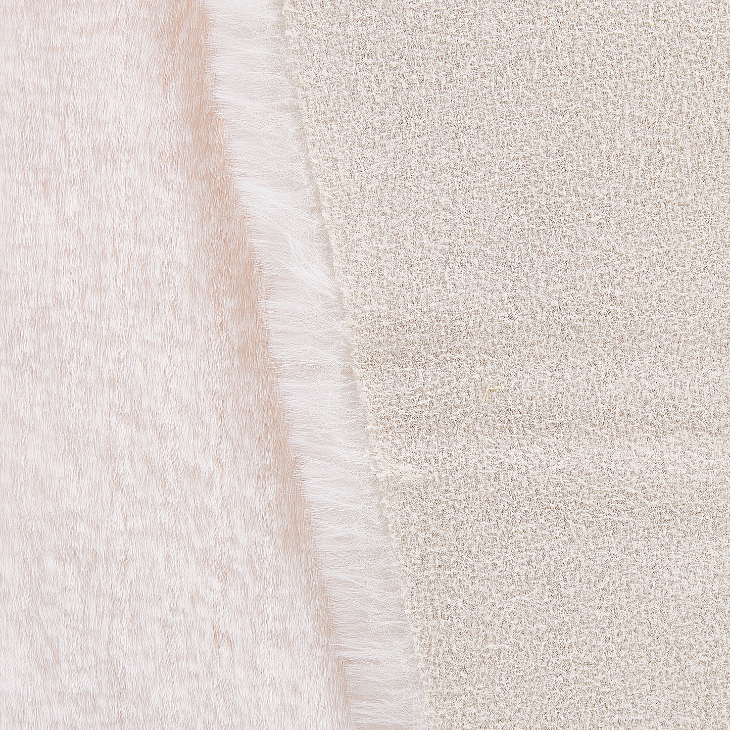 Kunstfell-Teppich Kaninchen weiss 90 cm UNDARA