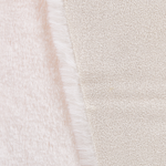 Kunstfell-Teppich Kaninchen weiss 90 cm UNDARA