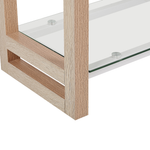Bücherregal mit 4 Fächern JENKS 152 cm Weiss