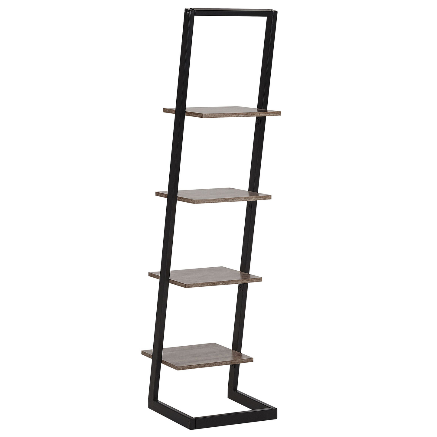 Bücherregal mit 4 Fächern JOPLIN 143 cm Schwarz