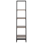 Bücherregal mit 4 Fächern JOPLIN 143 cm Schwarz