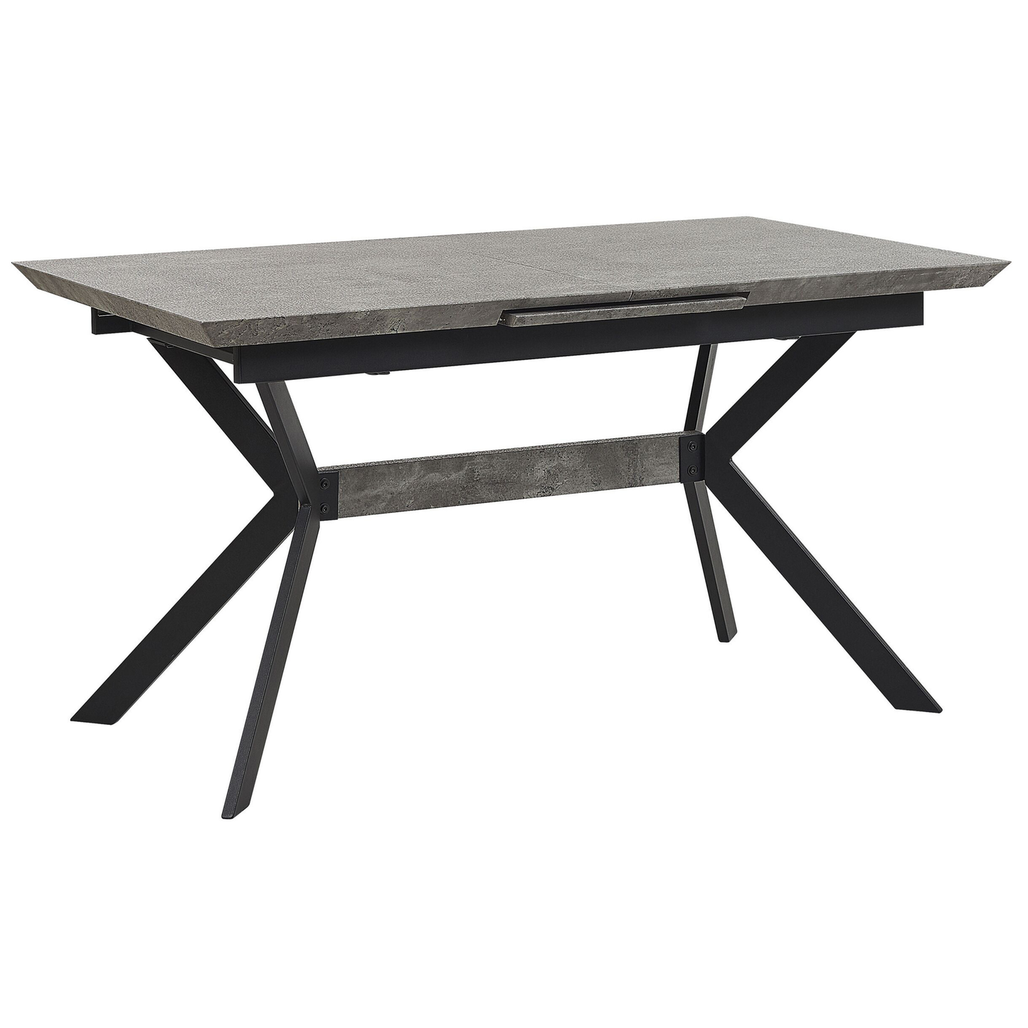 Ausziehbarer Esstisch BENSON Hellgrau 140/180 cm 80 cm
