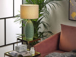 Tischlampe grün 59 cm Trommelform OHIO