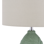 Tischlampe grün 59 cm Trommelform OHIO