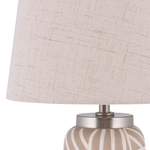 Tischleuchte TRAISEN Keramik Beige
