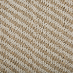 Teppich beige 50 x 80 cm Streifenmuster Kurzflor zweiseitig ALADAG