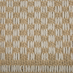 Teppich beige 50 x 80 cm Kurzflor zweiseitig ADABAG