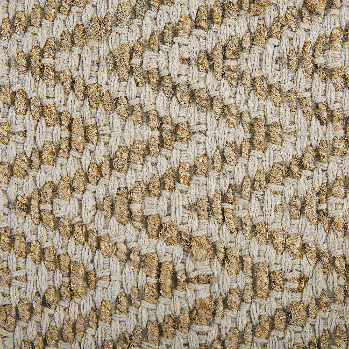 Teppich beige 50 x 80 cm ZickZack-Muster Kurzflor zweiseitig AFRIN