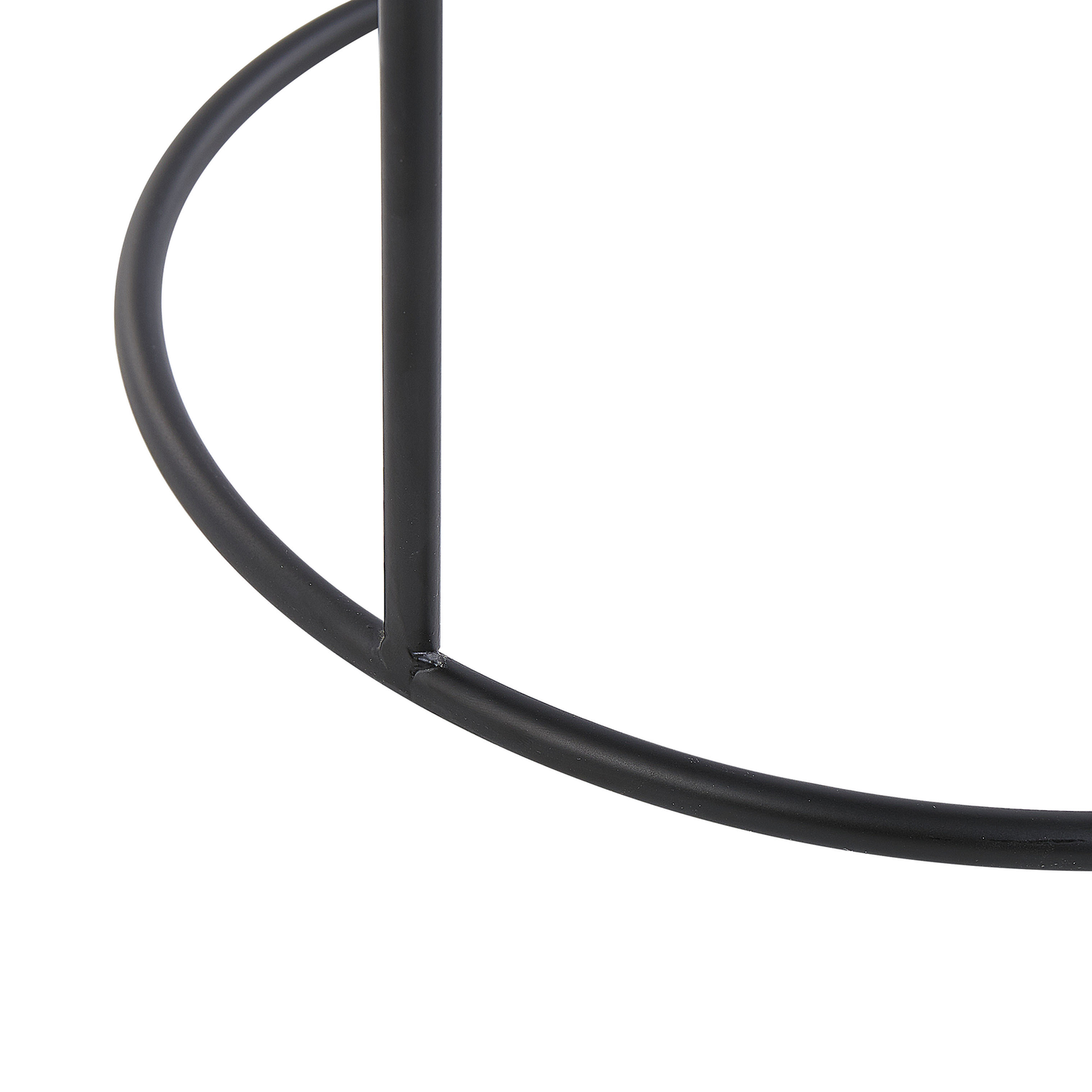 Beistelltisch 3er Set Metall Granit Optik mehrfarbig rund TEXON