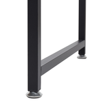 Schreibtisch weiss / dunkler Holzfarbton 120 x 60 cm DESE
