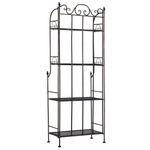 Regal ISERNIA Metall 61 cm 29 cm Schwarz