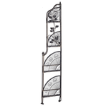 Regal SIDERNO Metall 35 cm 35 cm Schwarz