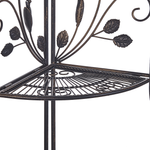Regal SIDERNO Metall 35 cm 35 cm Schwarz